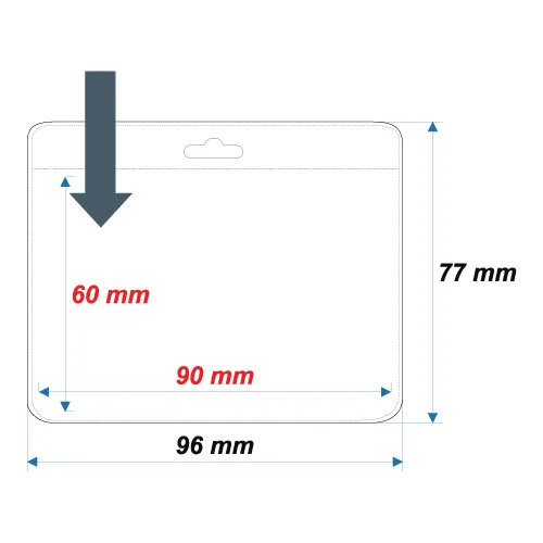 Soft ID Card Holder ID6 - 60x90 mm